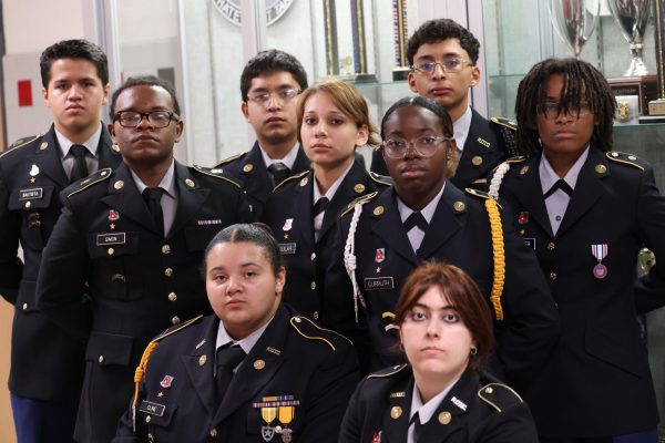 Some of JROTC members